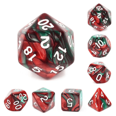 Burning Bush RPG Dice Set - Foam Brain